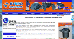 Desktop Screenshot of hydropumps.co.za